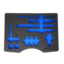 Inserto troquelado para 60382200+60382190 con borde profundo, negro/azul, 2 colores