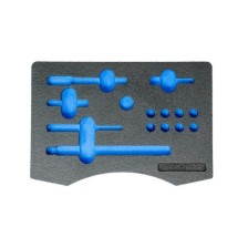 Inserto troquelado, corte profundo, negro/azul, bicolor, para kits de reparación de roscas de bujías incandescentes 60421115