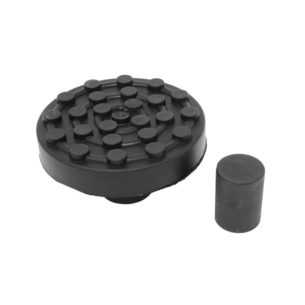 Disco de goma Ø 125 mm con reductores para otros vástagos de pistón de Ø35 mm a Ø 30 mm