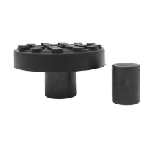 Disco de goma Ø 125 mm con reductores para otros vástagos de pistón de Ø35 mm a Ø 30 mm