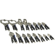 Juego de llaves de vaso de 16 piezas con mangos recubiertos de goma