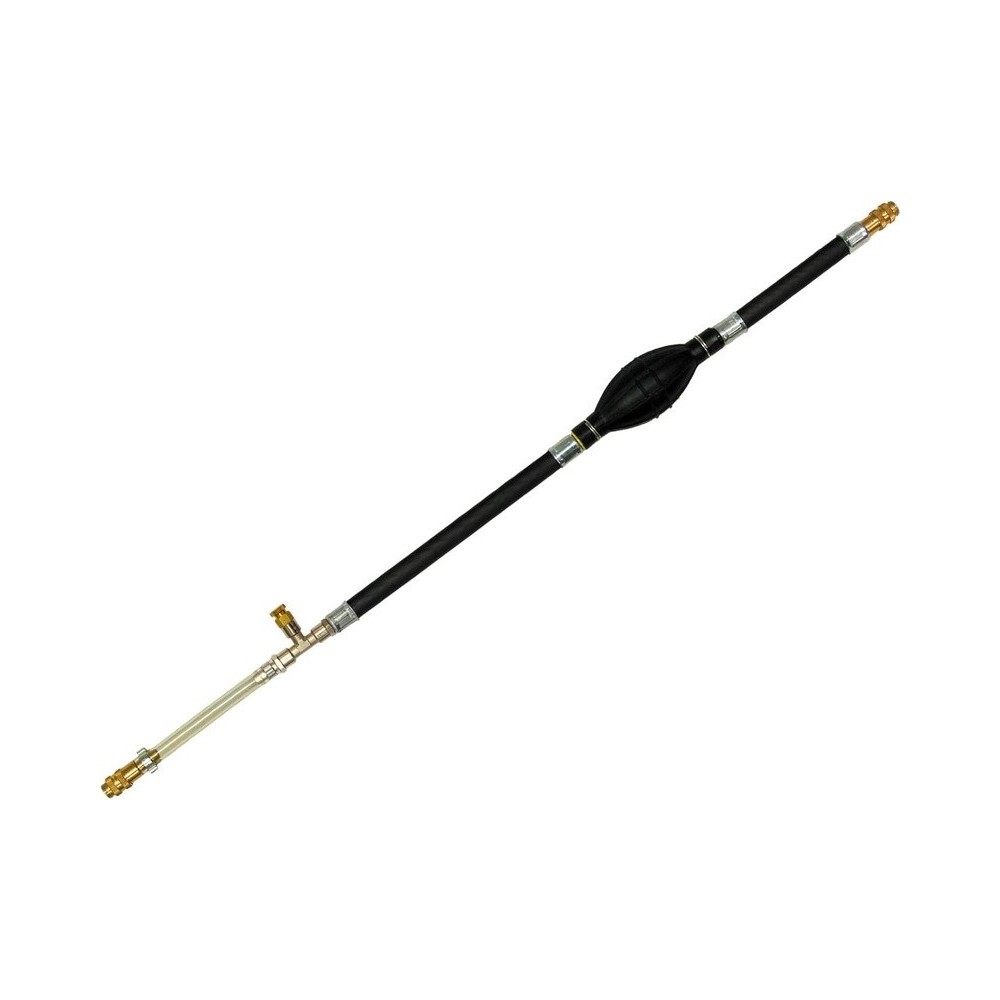 Bomba de succión manual con manguera o juego de acoplamiento de liberación rápida para purgar sistemas de combustible