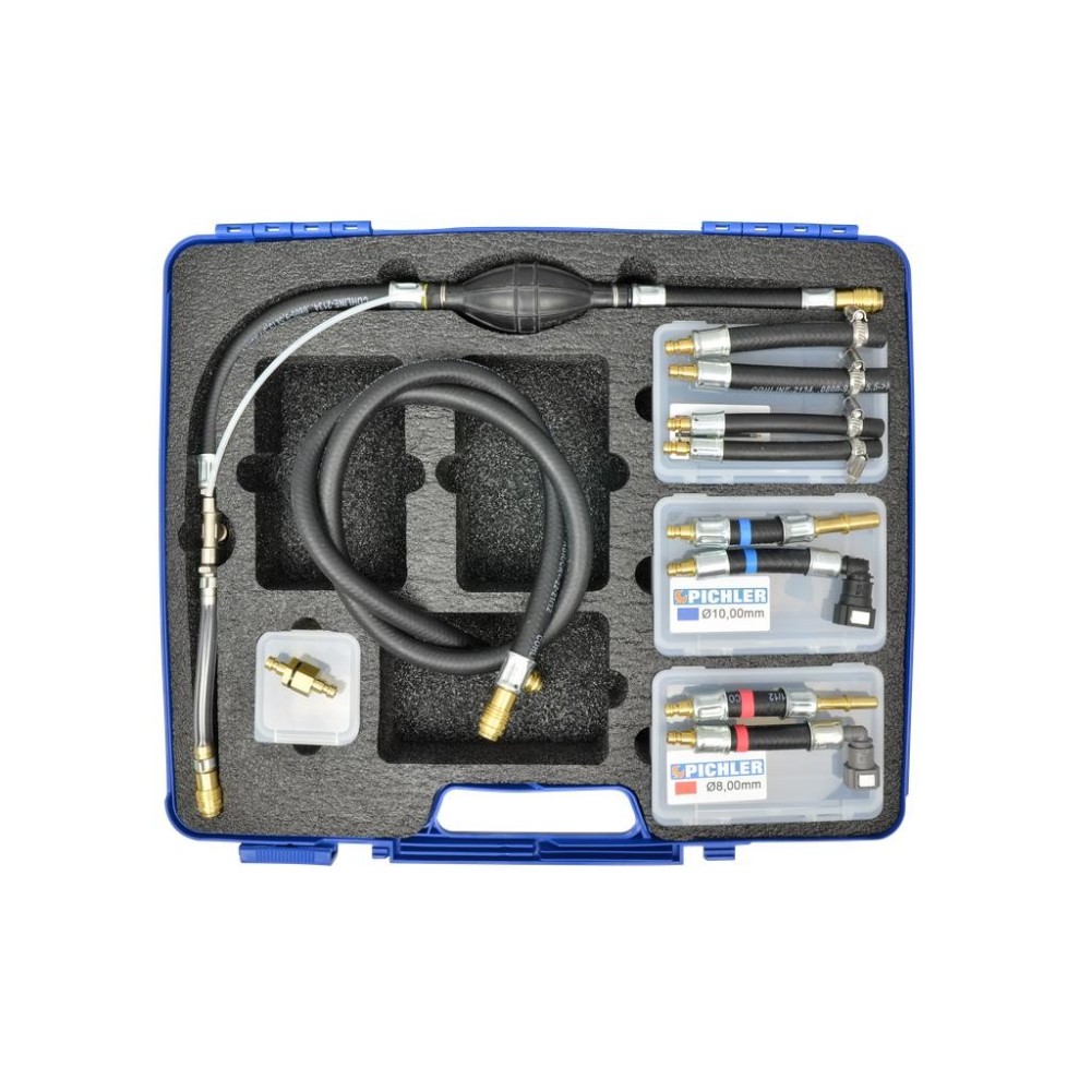 Kit de purga del sistema de combustible universal II, por ejemplo, para PSA, Ford, Volvo, Rover, Jaguar