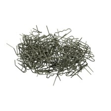 Alambre de soldadura de plástico, paquete de 100, enrollado en forma de W, 0,7 mm, 3 puntas