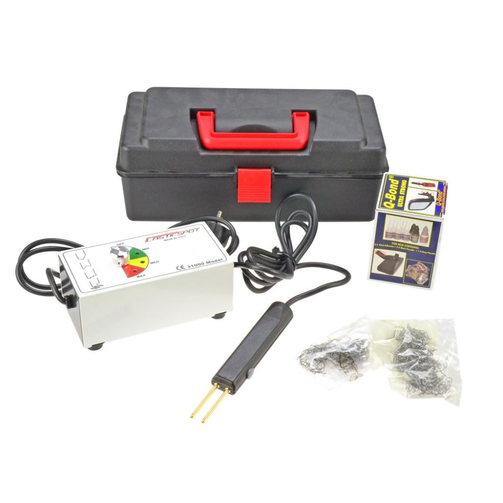 Kit de reparación de adhesivo y soldador de plástico