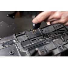 Kit de reparación de plástico con grapadora caliente Mini-Fix 40 W