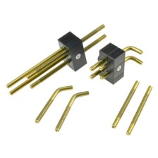 Juego de espaciadores para soldadoras de plástico, incluye par de adaptadores universales.