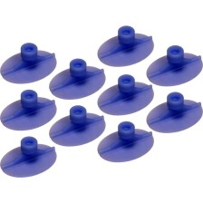 Adhesivos para pegar en violeta ovalados 33x47mm Unidad 10 piezas