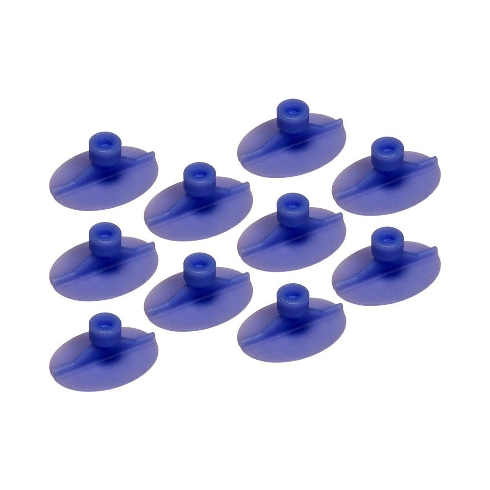 Adhesivos para pegar en violeta ovalados 33x47mm Unidad 10 piezas
