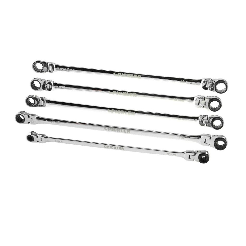 Juego de llaves de carraca 'Triple Plus' XL, 5 uds.