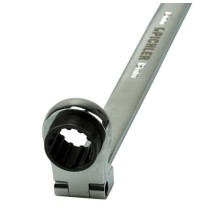 Llave de carraca 'Triple Plus' XL 16x18 mm para 4/6/12 puntas, XZN, + perfil E