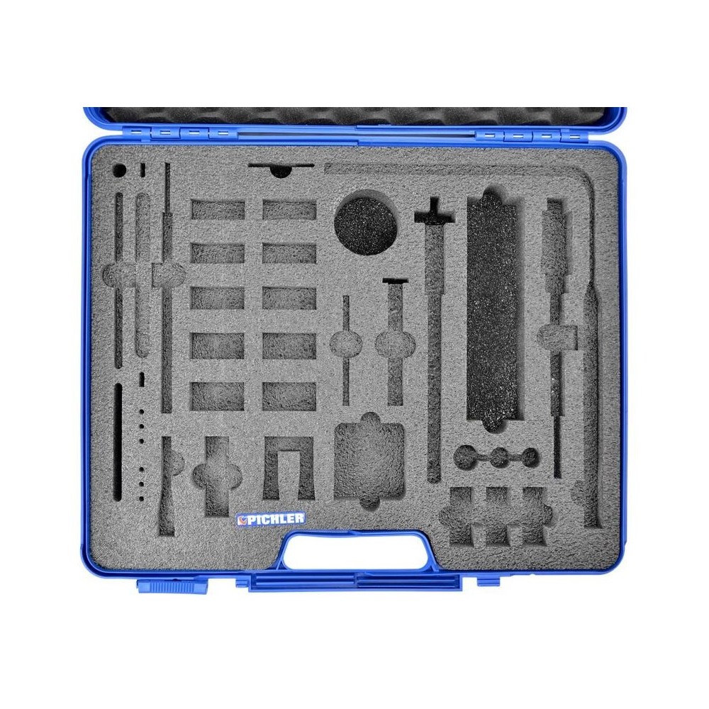 Módulo base del kit de limpieza del eje del inyector universal