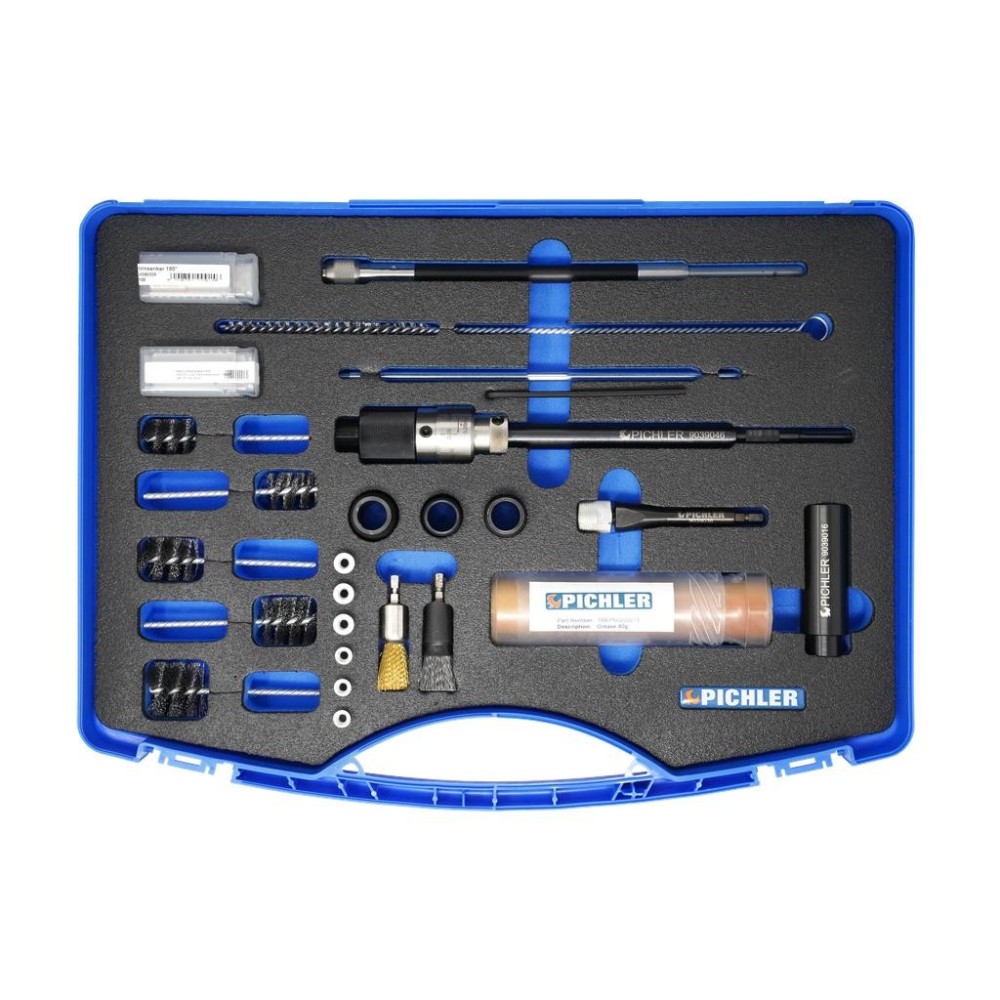 Kit de limpieza del eje del inyector 'Kit de inicio' (Módulos 1, 2 y estuche)