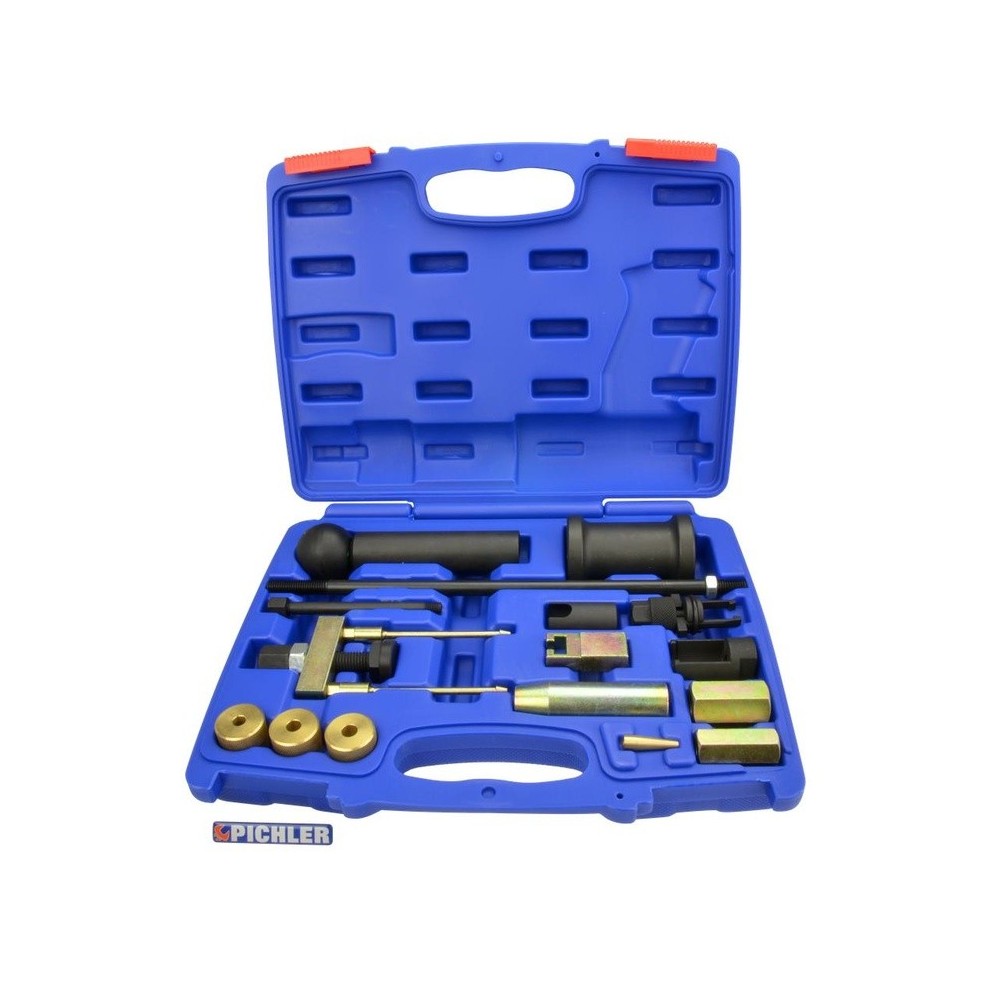 Juego de extracción de inyectores VAG P/D Juego de extracción de 16 piezas.