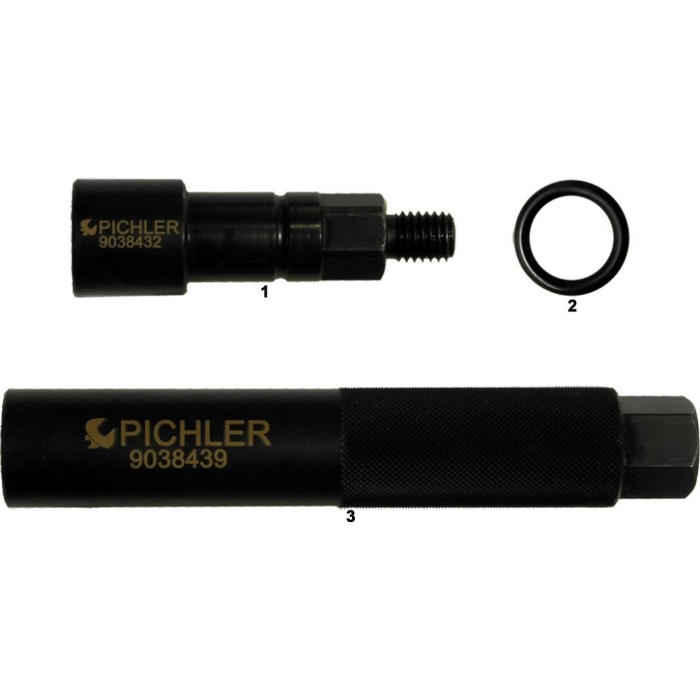 Palanca de liberación + adaptador, juego de 3 piezas. Delphi, DENSO, por ejemplo, en Mazda, Kia, Ford, etc.