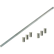 Herramienta de ajuste con 6 tapones de sellado con collares Ø 8+10 mm