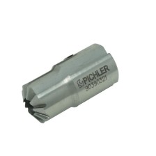 Fresa para asiento de inyector de 128° con flautas de 17,0 x 18,8 x 38,5 mm