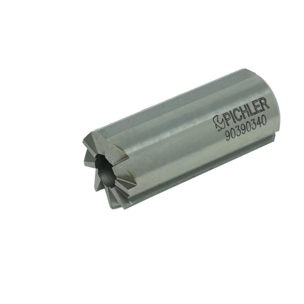 Fresa para asiento de inyector de 180° con flauta recta de 17,0 mm