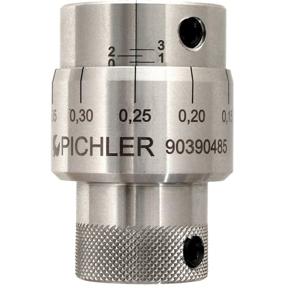 Calibre de profundidad variable para portafresas