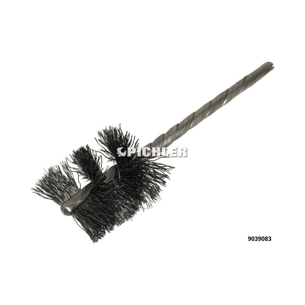 Cepillo interior duro de 26 mm, paquete de 12, para limpieza del eje del inyector