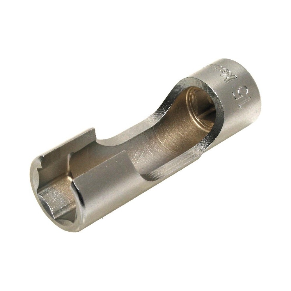 Llave para tuercas de unión de 6 puntas/SW 15/accionamiento de 3/8'