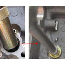 Limpieza del asiento de sellado del inyector para motores P/D