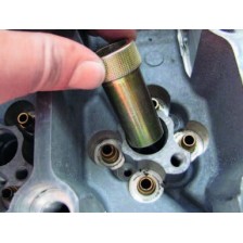 Limpieza del asiento de sellado del inyector para motores P/D