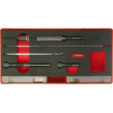 Kit de extracción y perforación de bujías incandescentes para retirar puntas de bujías incandescentes rotas M10x1