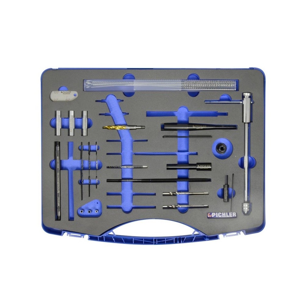 Kit de perforación de bujías incandescentes, módulos M10x1 y M10x1,25