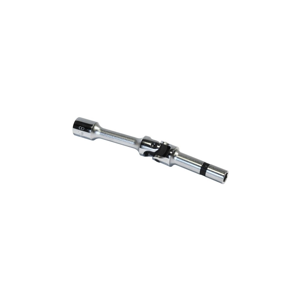 Casquillo para bujías de incandescencia de 8 mm con junta universal