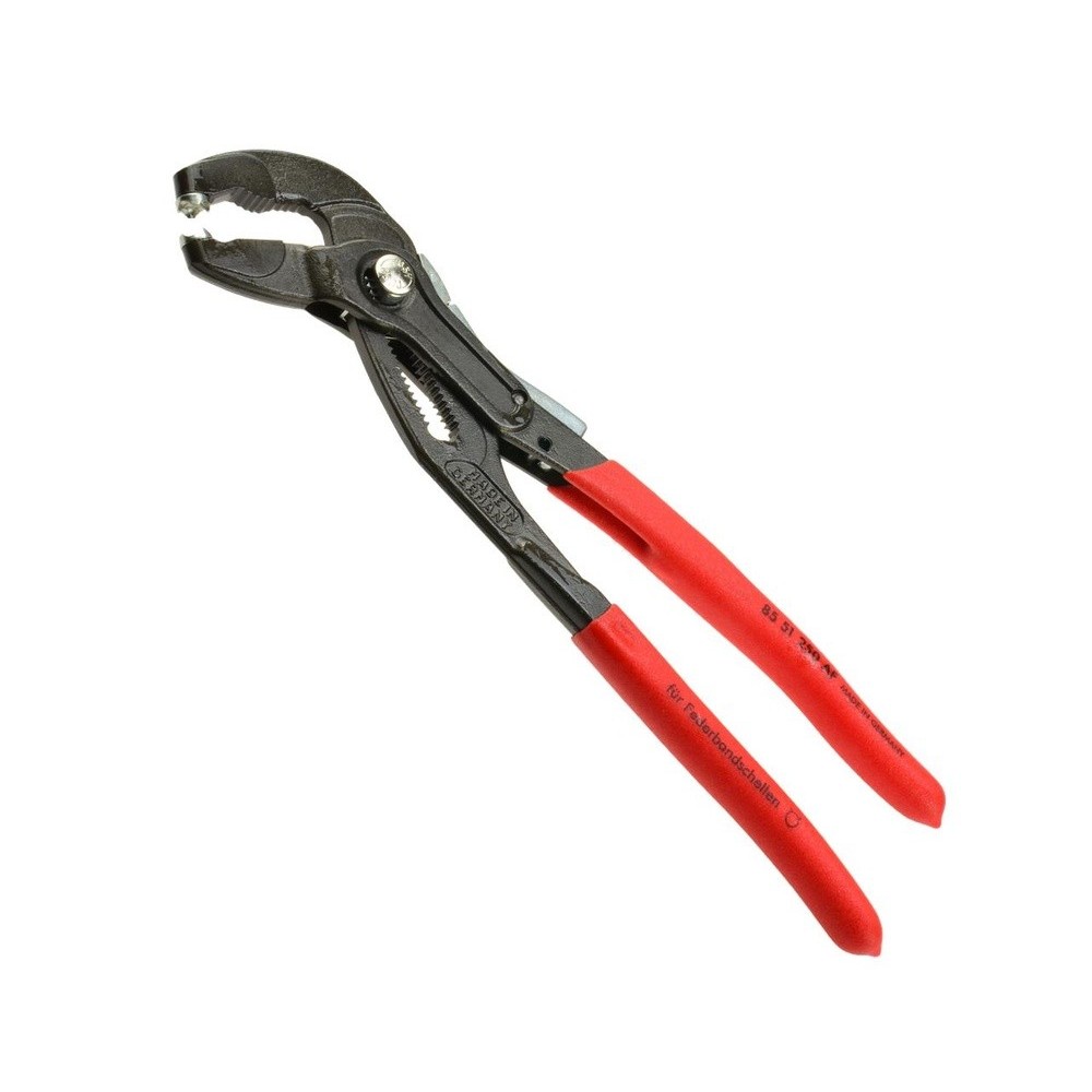 Alicates universales para abrazaderas de manguera con resorte sin dispositivo de bloqueo