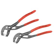 Alicates especiales de 180 mm para abrazaderas de clic, alicates para abrazaderas de banda elástica, universales, 1 juego, 2 pi