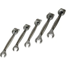 Juego de tensores de anillo abierto flexibles, 5 piezas, 8x130, 9x130, 10x130, 11x150, 12x150