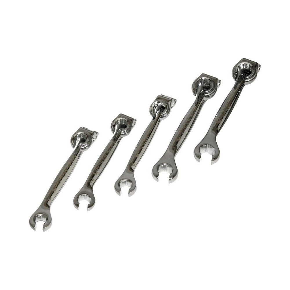 Juego de tensores de anillo abierto flexibles, 5 piezas, 8x130, 9x130, 10x130, 11x150, 12x150