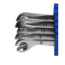 Juego de llaves de cable articuladas de 6 puntas, 5 piezas, tamaños 8, 9, 10, 11, 12 mm