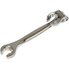 Llave de estrella abierta flexible de 14 mm de doble hexágono