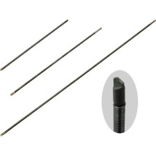 Brocas de limpieza especiales EGR con eje flexible, juego de 3 piezas