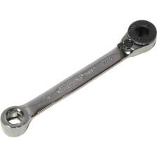 Carraca de puntas 'MINI' 1/4' reversible con anilla viva Con anilla viva