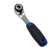 Carraca MINI de 1/4' con cabezal giratorio conmutable