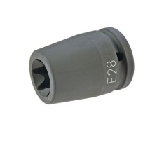 Dado de impacto Torx de perfil E E 28 corto de 3/4'
