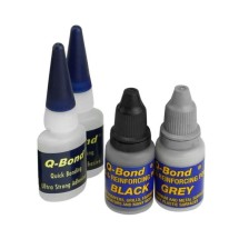 Recambio de adhesivo rápido EASY-GLUE (polvo negro y gris, 2 adhesivos rápidos)