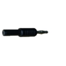 Adaptador de enchufe negro de 2,0 mm a conector banana de 4,0 mm