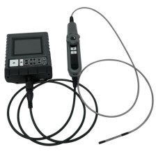 Videoscopio, eje conductor flexible Ø4,5 mm, sonda articulada regulable de forma continua hasta 180°