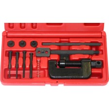 Herramienta de separación y remachado para cadenas de transmisión de motocicletas