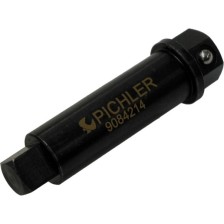 Llave de ajuste de correa de distribución de 10 mm, accionamiento por 4 lados, hexágono de 15 mm, longitud 70 mm