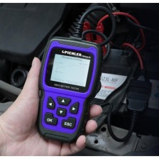 Escáner de autodiagnóstico OBD II Pro con comprobador de batería de 12/24 V.