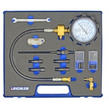 Kit universal de prueba de compresión para motores diésel (M8x1, M9x1, M10x1 y M10x1,25) con manómetro.