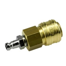 Adaptador de conexión Euro acoplamiento IG 1/4' boquilla de enchufe DN5, MS, G1/4' cónico AG