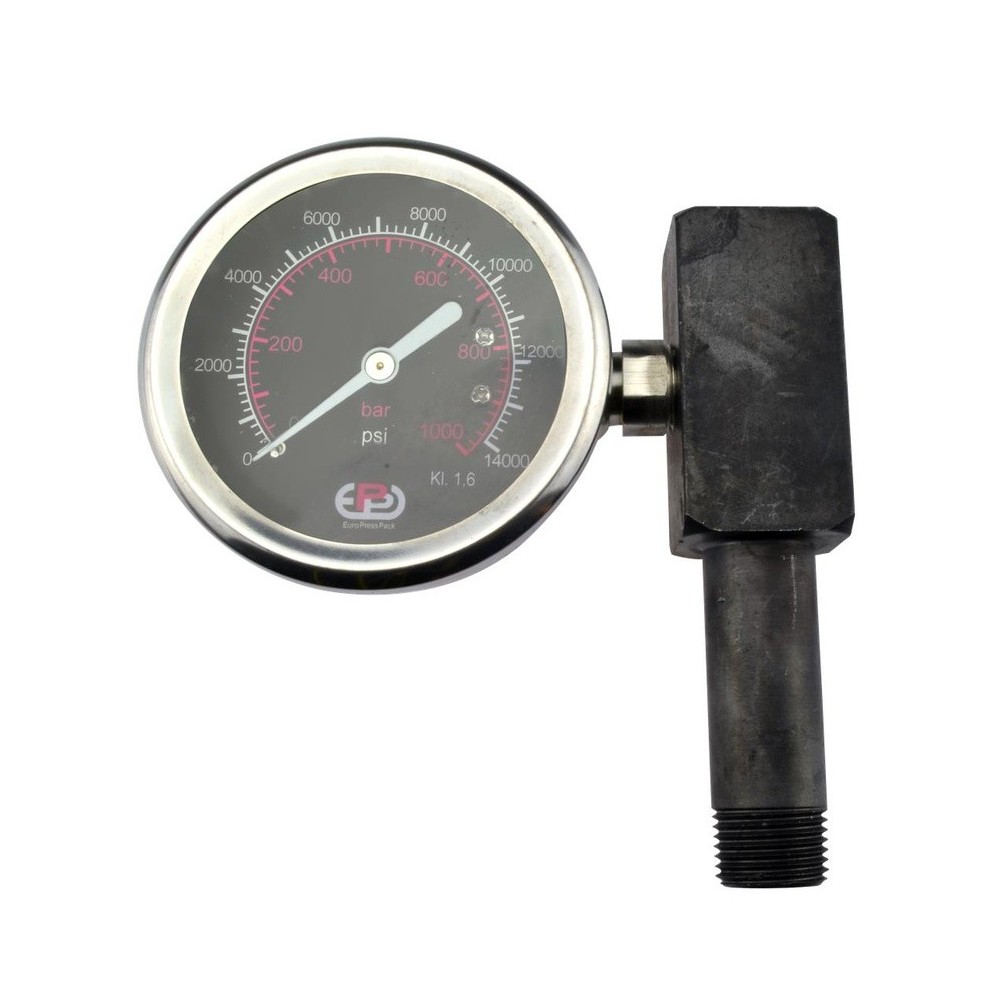 Manómetro para bombas hidráulicas 0-700 Bar, Ø 63mm