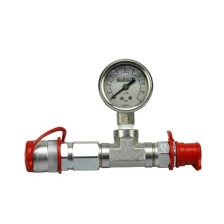 Manómetro hidráulico 0-800 bar - Ø 63m para bomba hidráulica con conector CEJN Wallmek